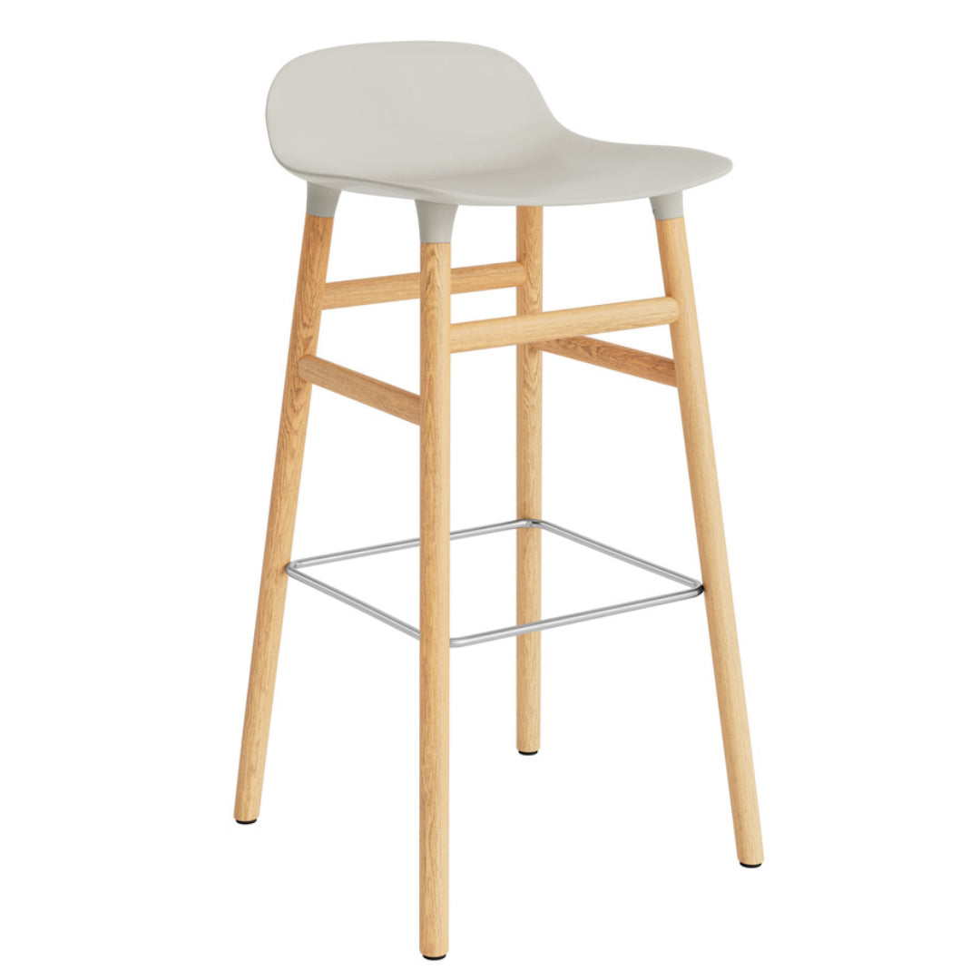 Form Barstool - Wood Legs