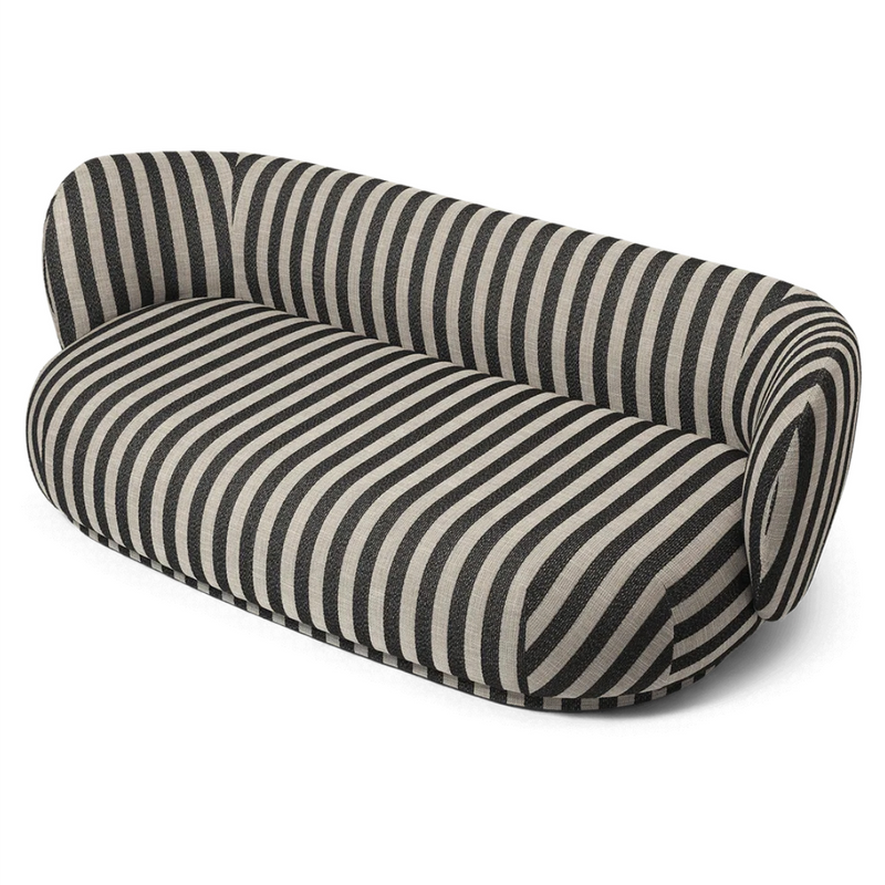 Rico Lounger Sofa - Louisiana - Sand/Black