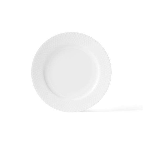 Lyngby Porcelain Rhombe Plate 21 White