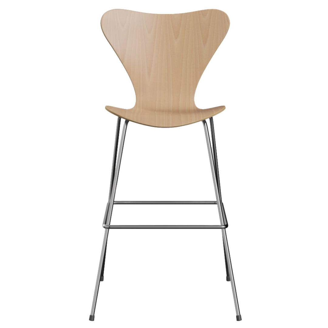 Series 7 Bar & Counter Stool - Clear Lacquered