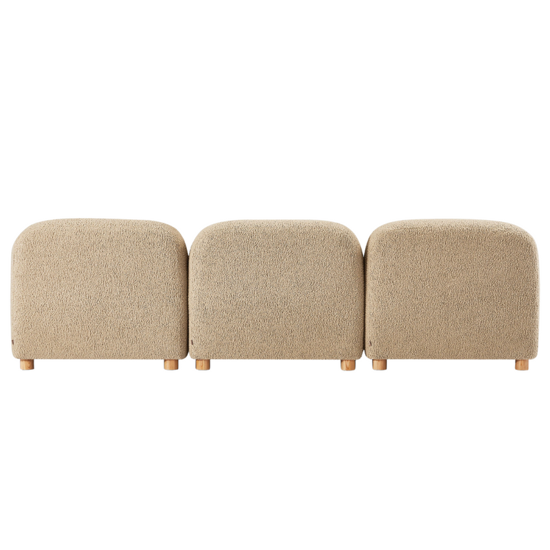 Circuit Modular 3-Pc Armless Sofa