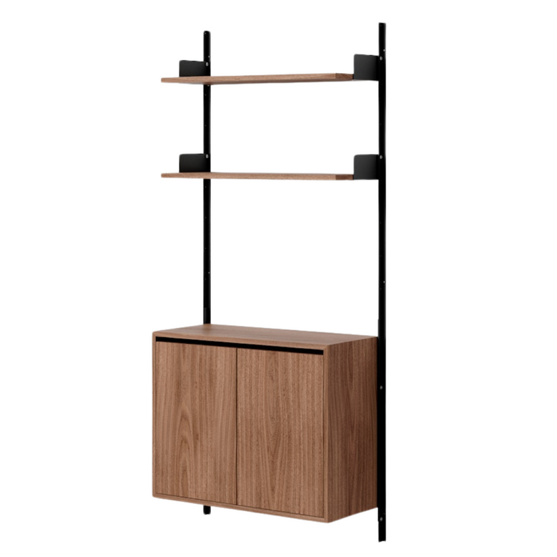 New Works Wall Shelf 1900 Cabinet Tall with Doors