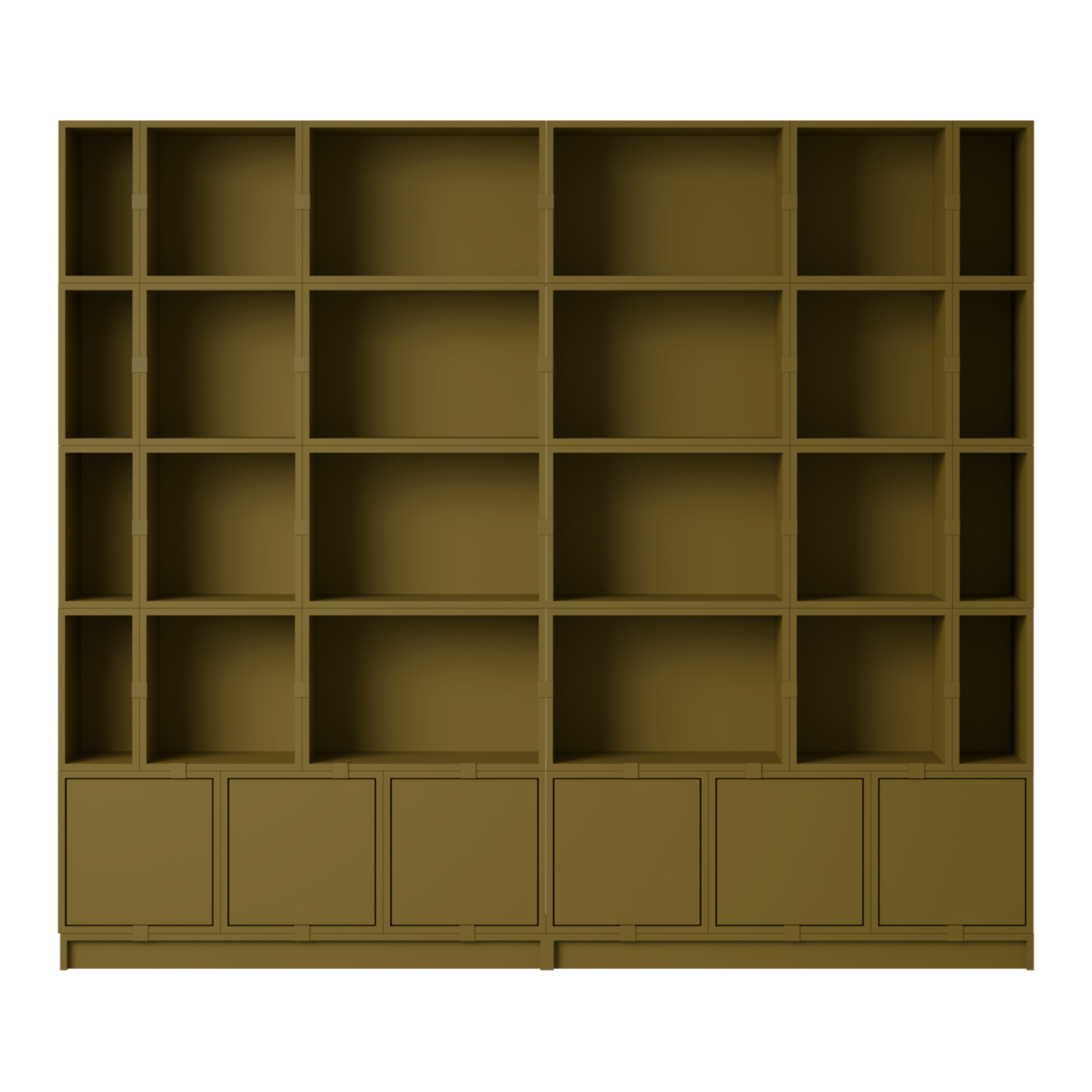 Stacked Storage System | Bookcase | Configuration One