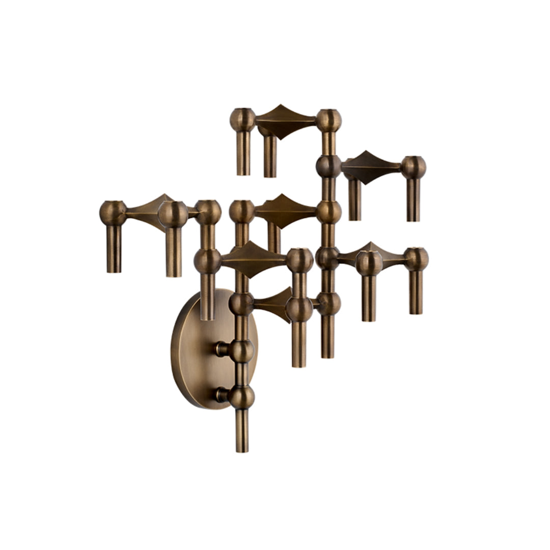 STOFF Nagel Wall Hanger, Bronzed Brass