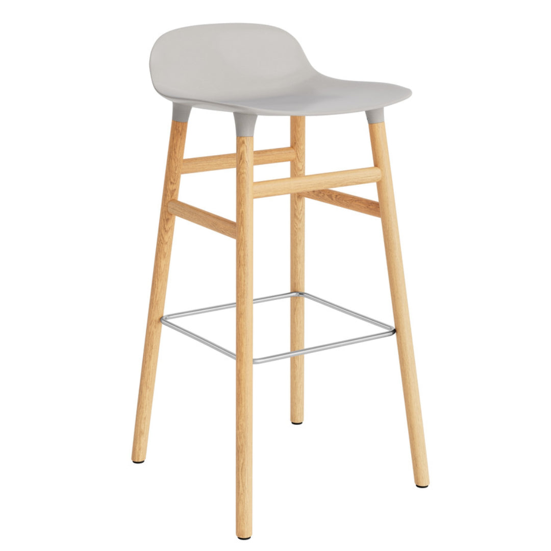 Form Barstool - Wood Legs