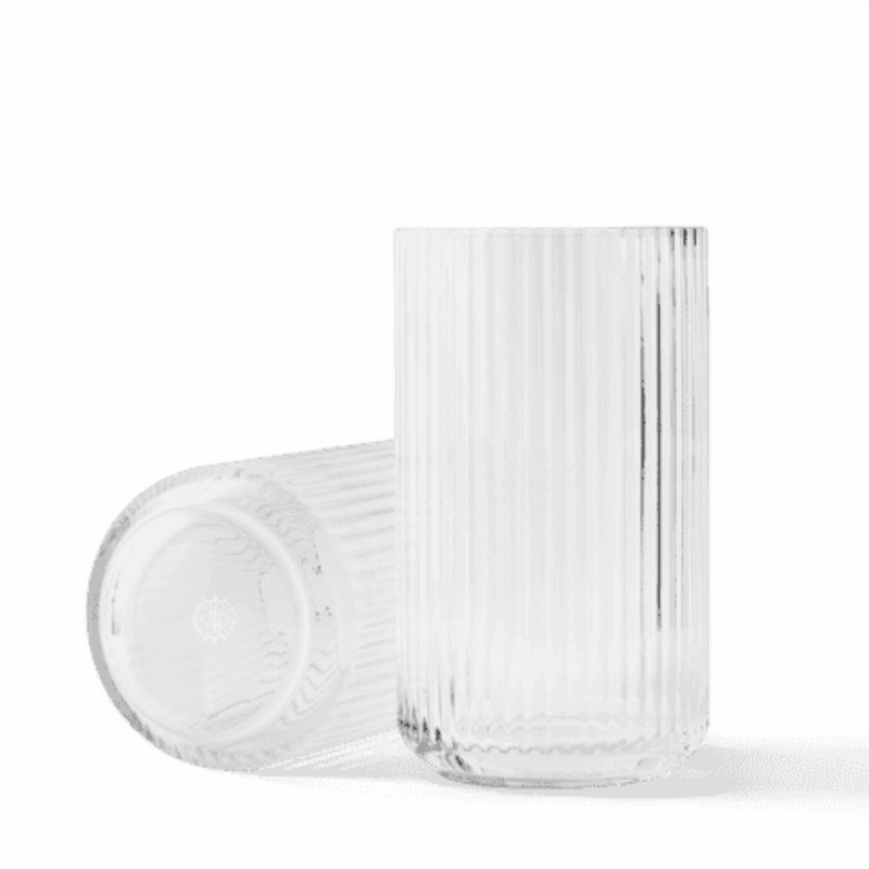 Lyngby Porcelain Glass Vase 38 Clear