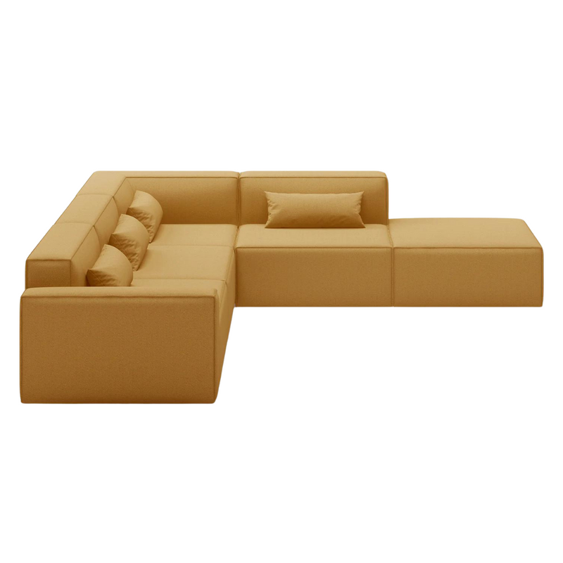 Mix Modular 5-Pc Sectional Mowat Ferro RF - Gus Modern at Batten Home