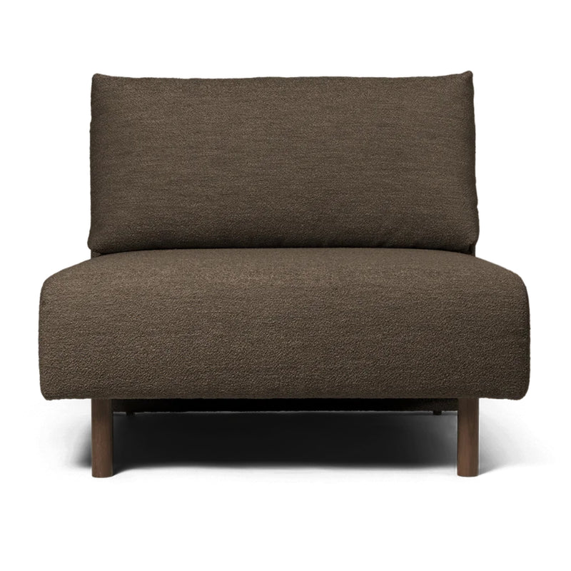 Dase Sofa Center Soft Bouclé - Dark Brown