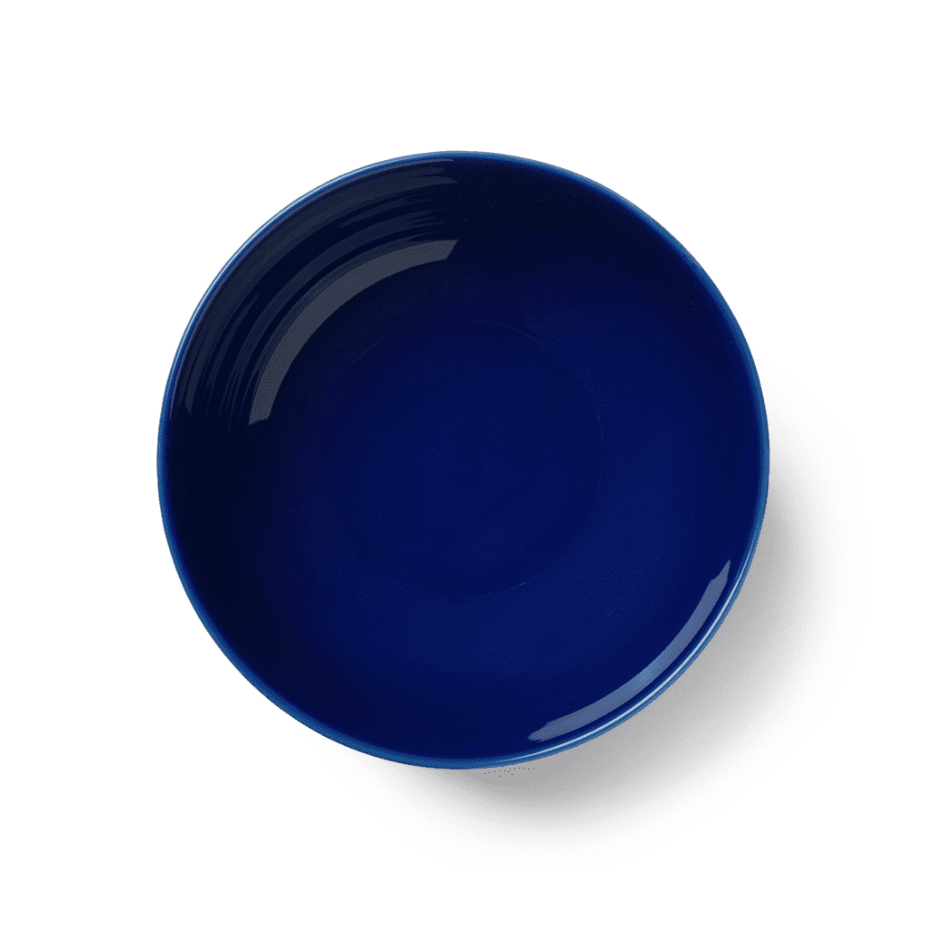 Lyngby Porcelain Rhombe Bowl 15.5 Dark Blue