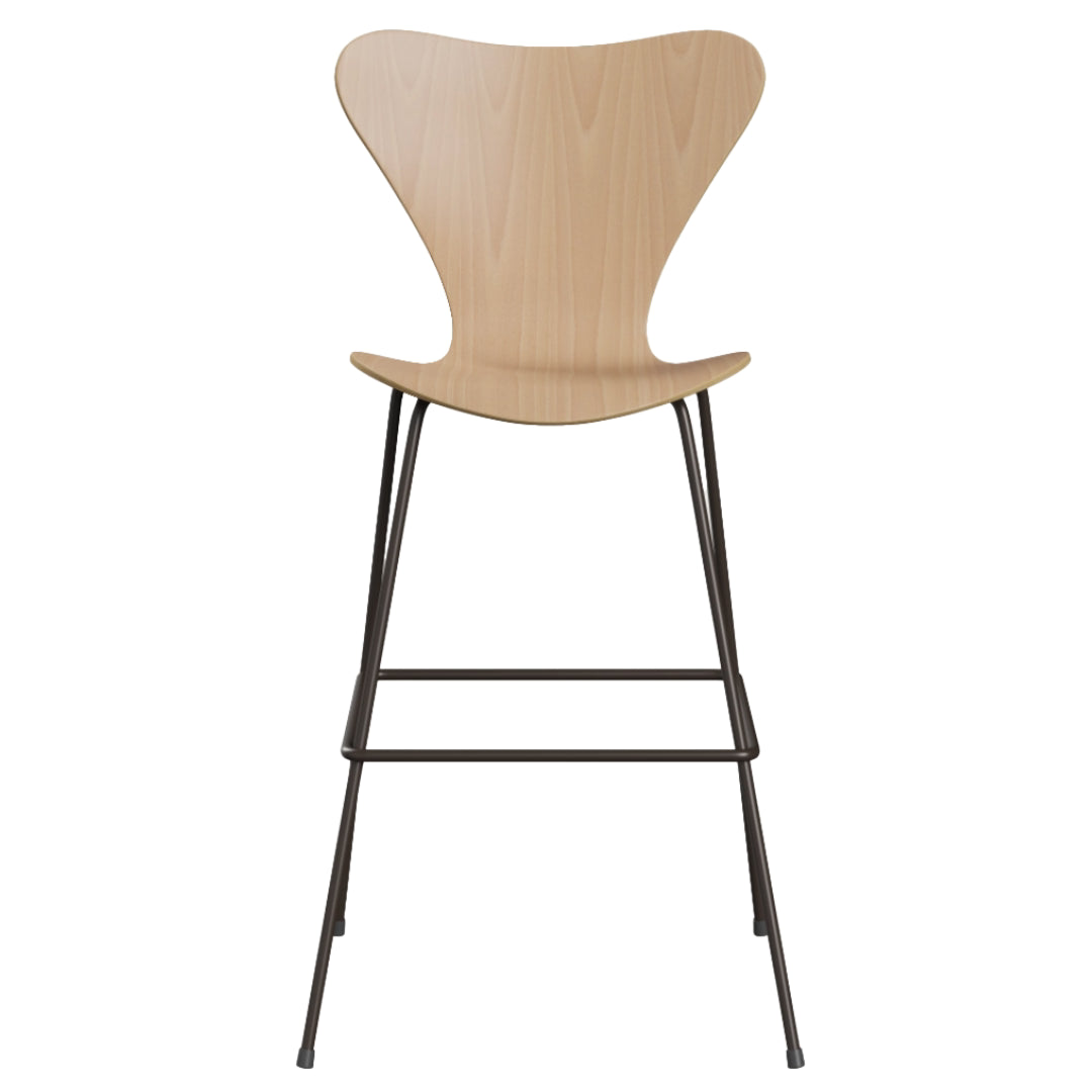 Series 7 Bar & Counter Stool - Clear Lacquered