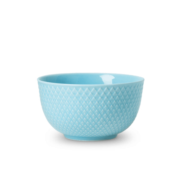 Lyngby Porcelain Rhombe Bowl 11 Turquoise