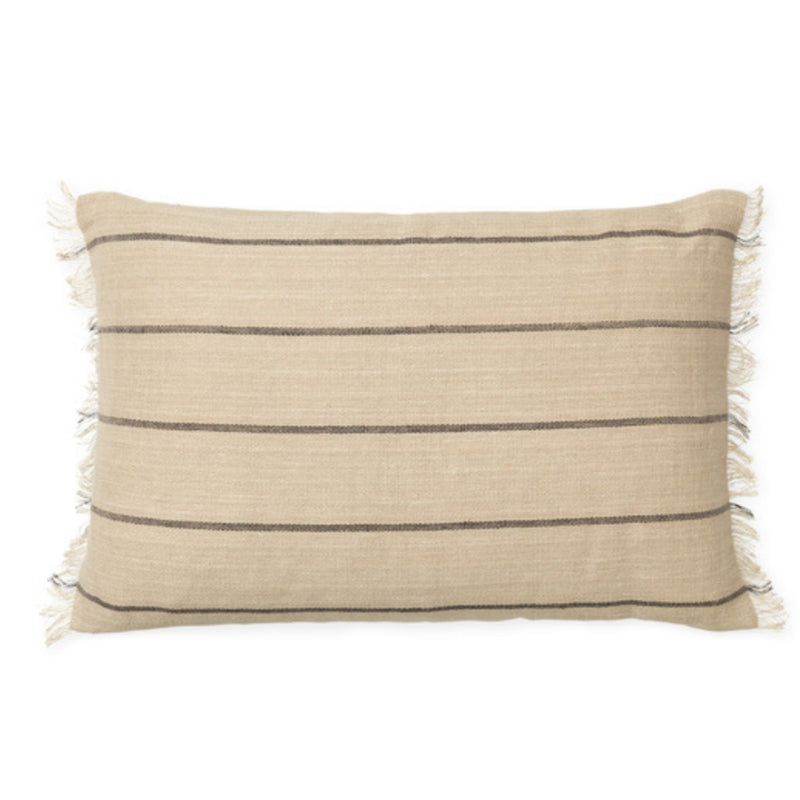 Calm Cushion - Rectangular - Camel/Black