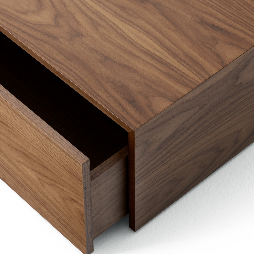 Mass High Coffee Table with Drawer