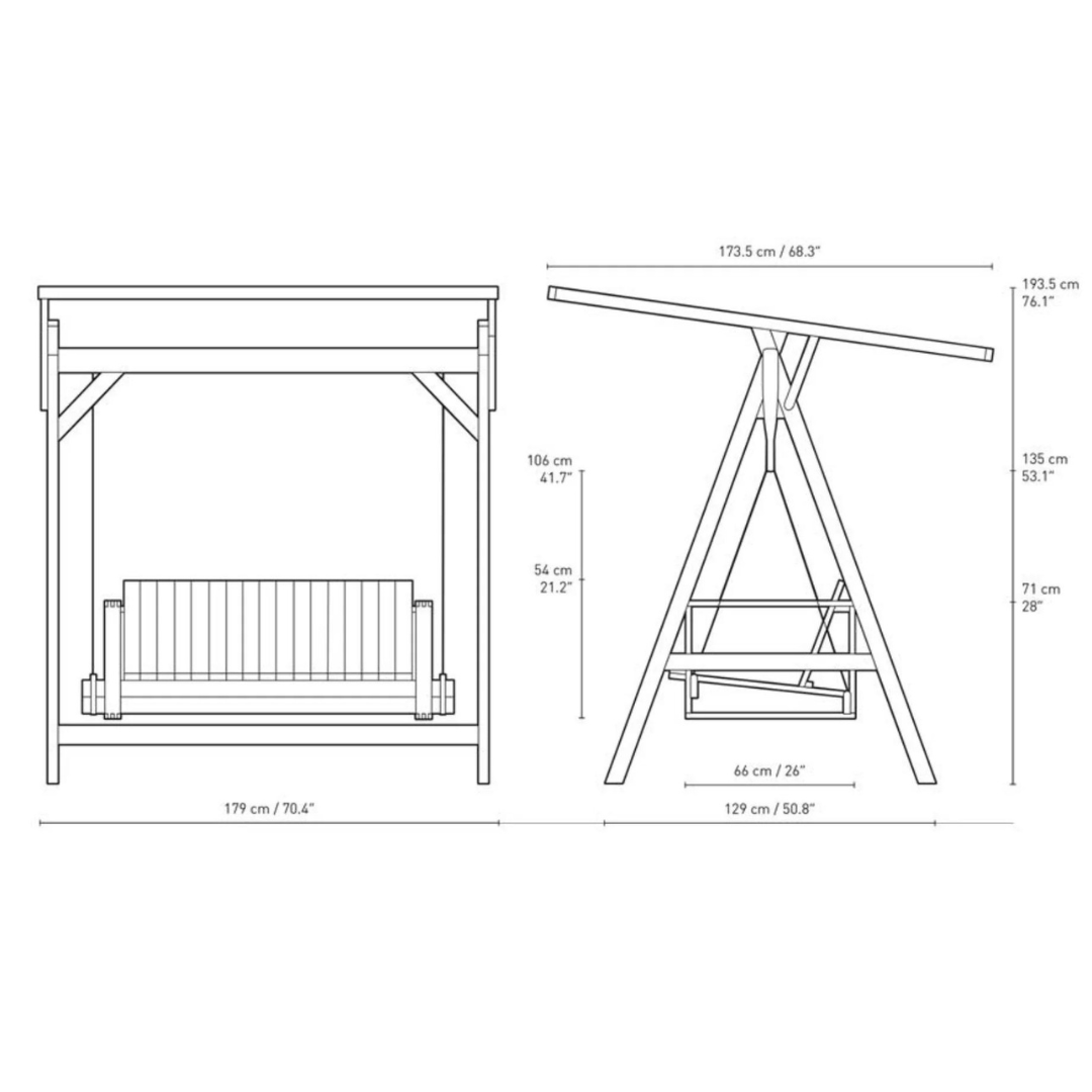 BK13 Outdoor/Indoor Swing Sofa