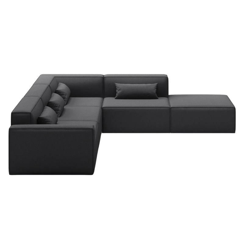 Mix Modular 5-Pc Sectional Mowat Raven RF - Gus Modern at Batten Home