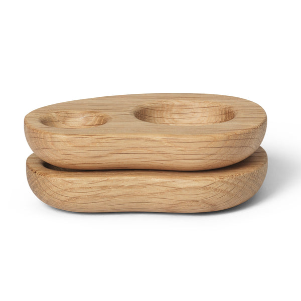 Cairn Egg Holder - Set of 2 - Oak