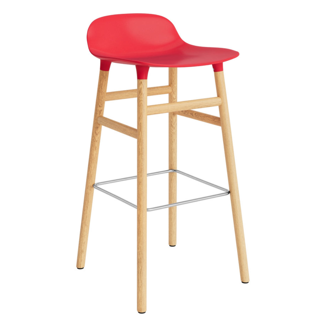 Form Barstool - Wood Legs