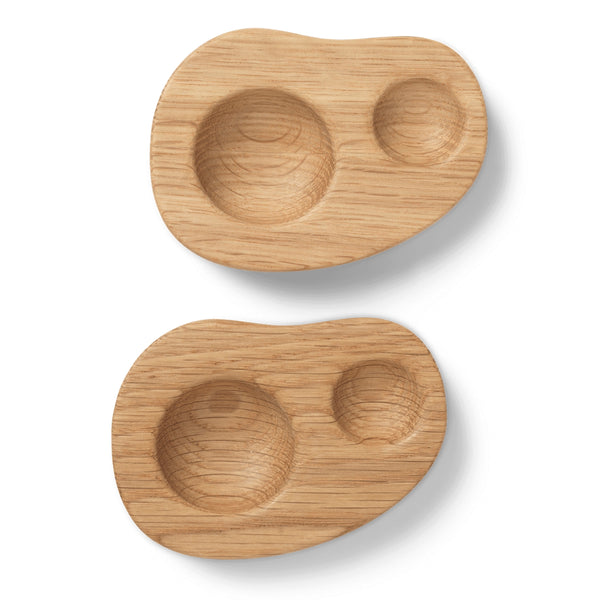 Cairn Egg Holder - Set of 2 - Oak