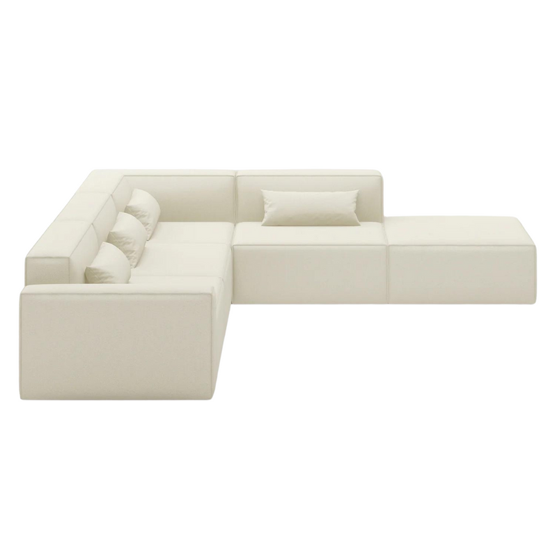 Mix Modular 5-Pc Sectional Mowat Sand RF - Gus Modern at Batten Home