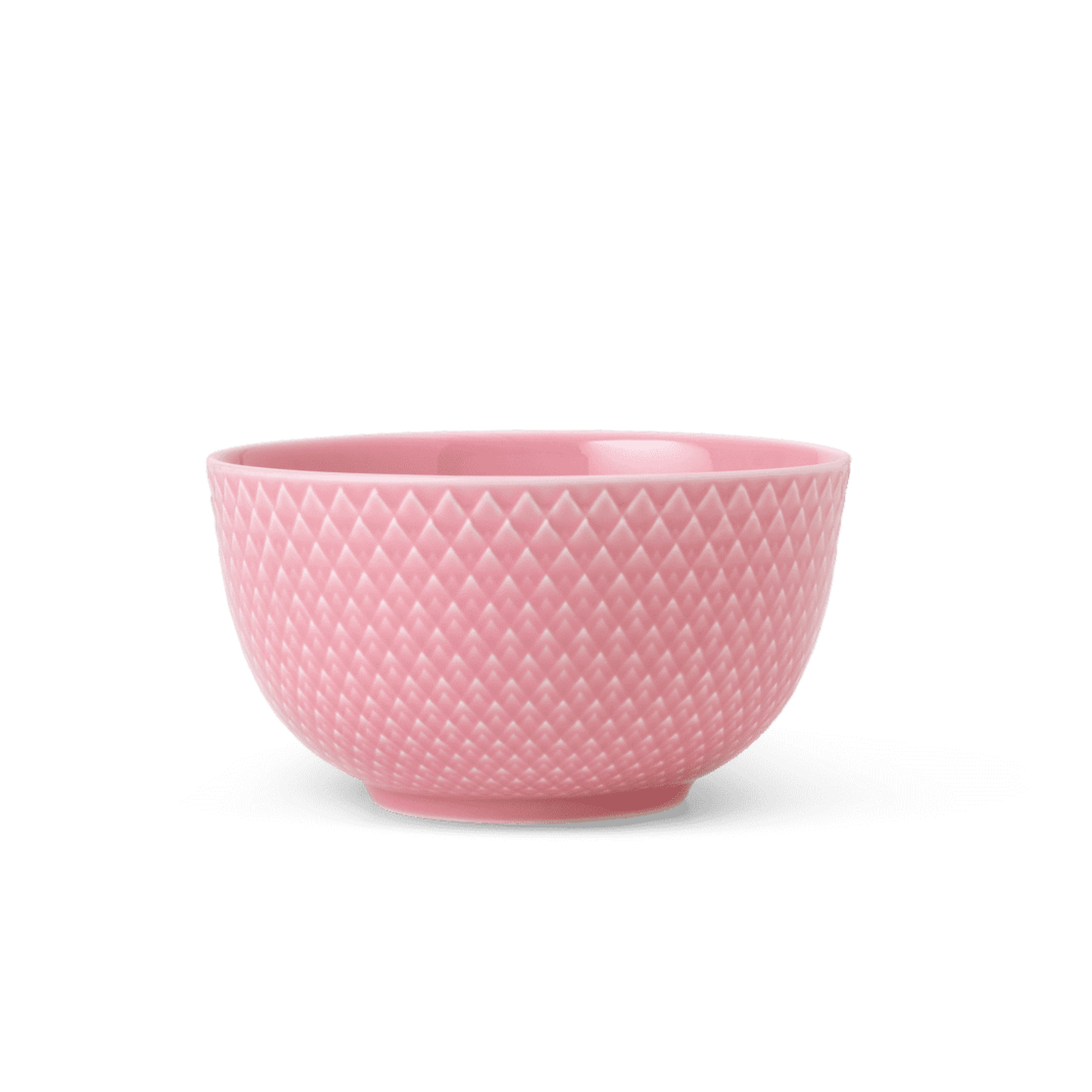 Lyngby Porcelain Rhombe Bowl 11 Rose