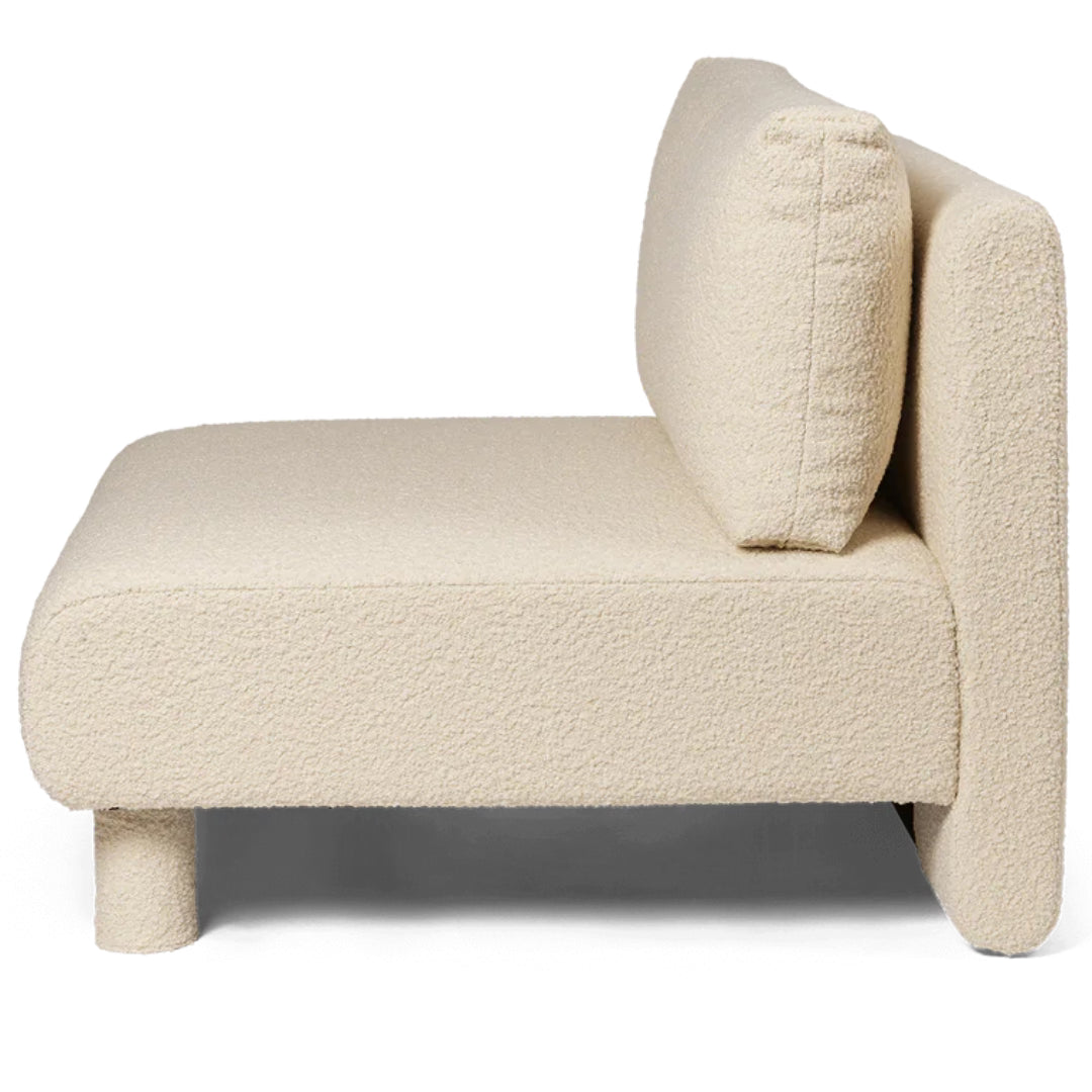 Dase Sofa Center Nordic Bouclé - Off-White