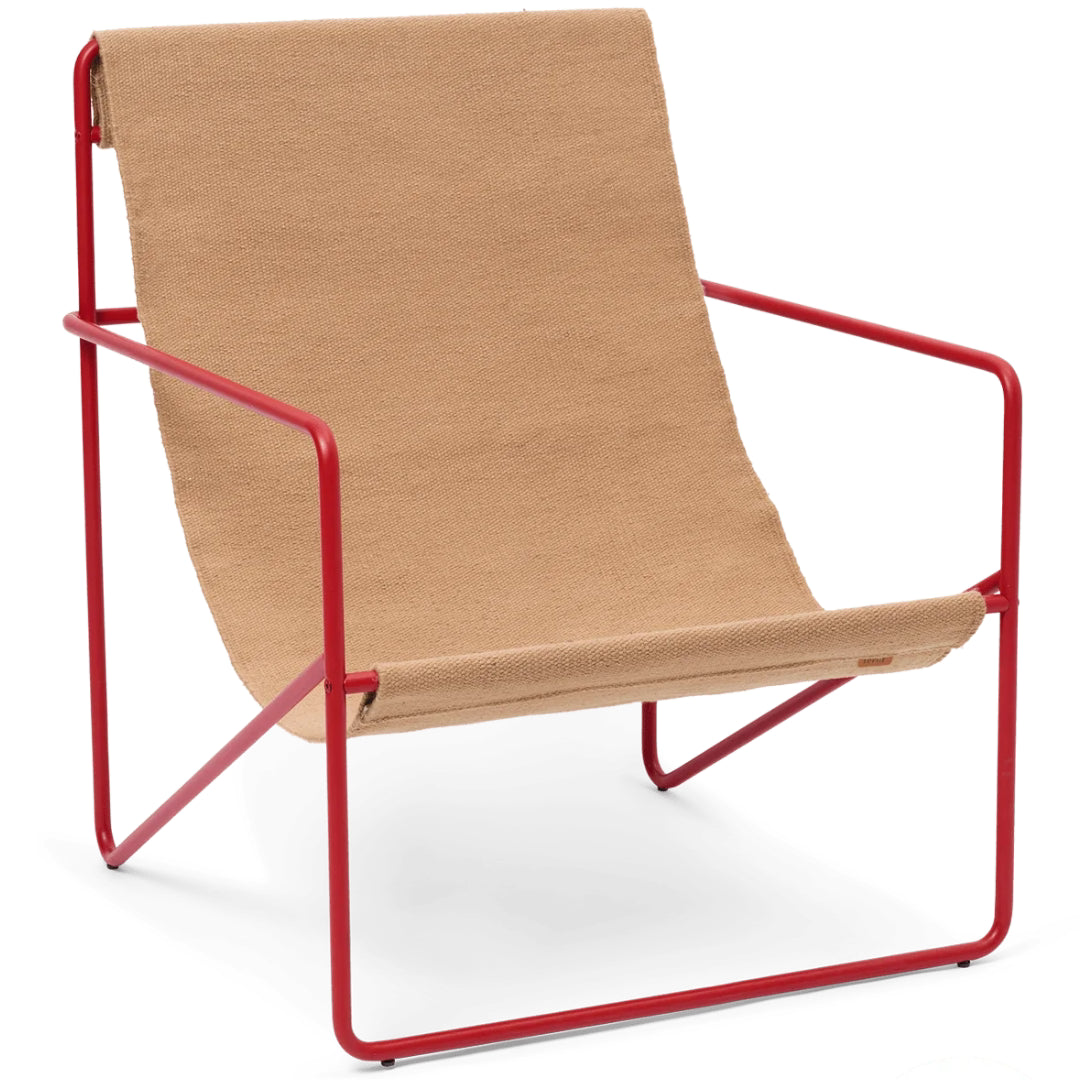 Desert Lounge Chair - Poppy Red