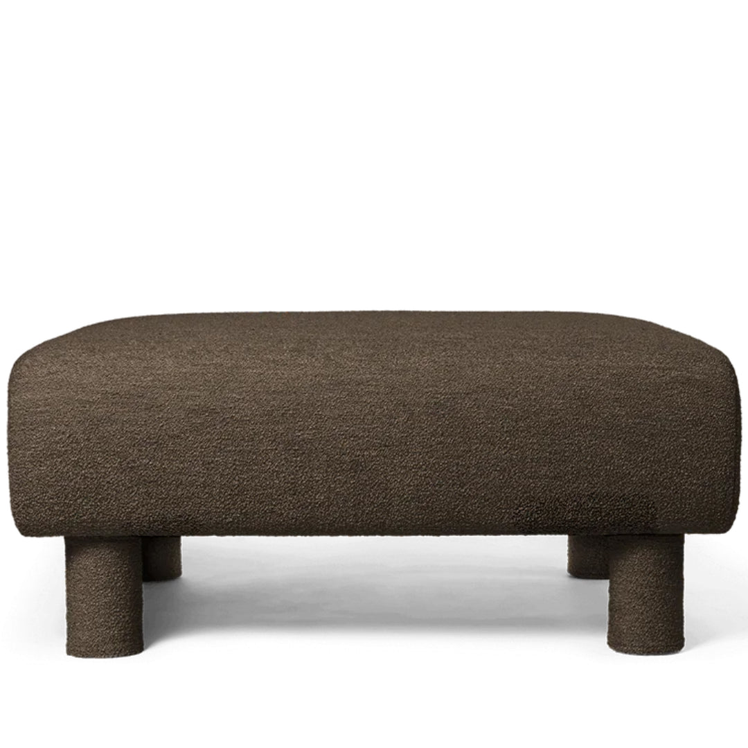 Dase Ottoman Soft Bouclé - Dark Brown