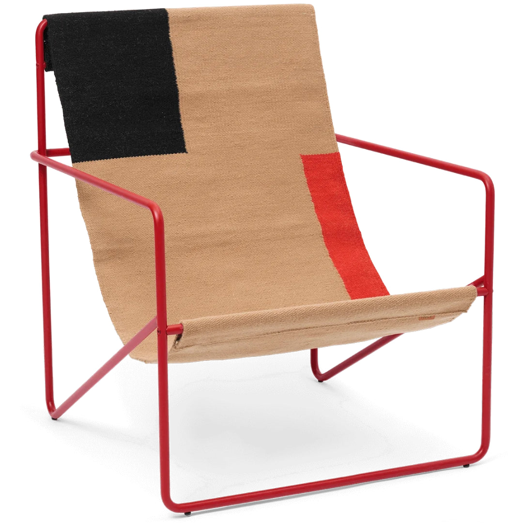 Desert Lounge Chair - Poppy Red