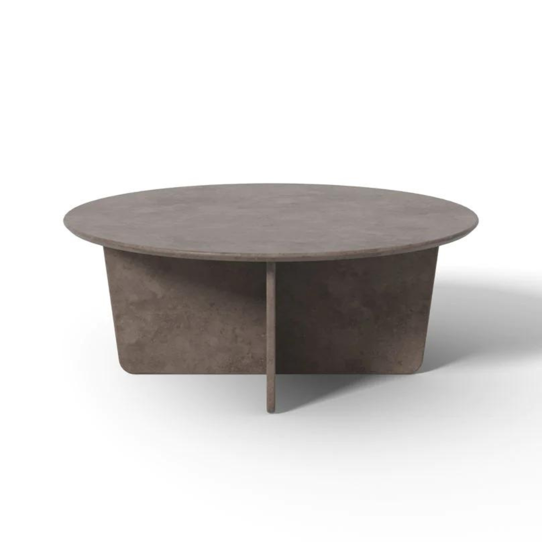 Tableau Stone Coffee Table - Round