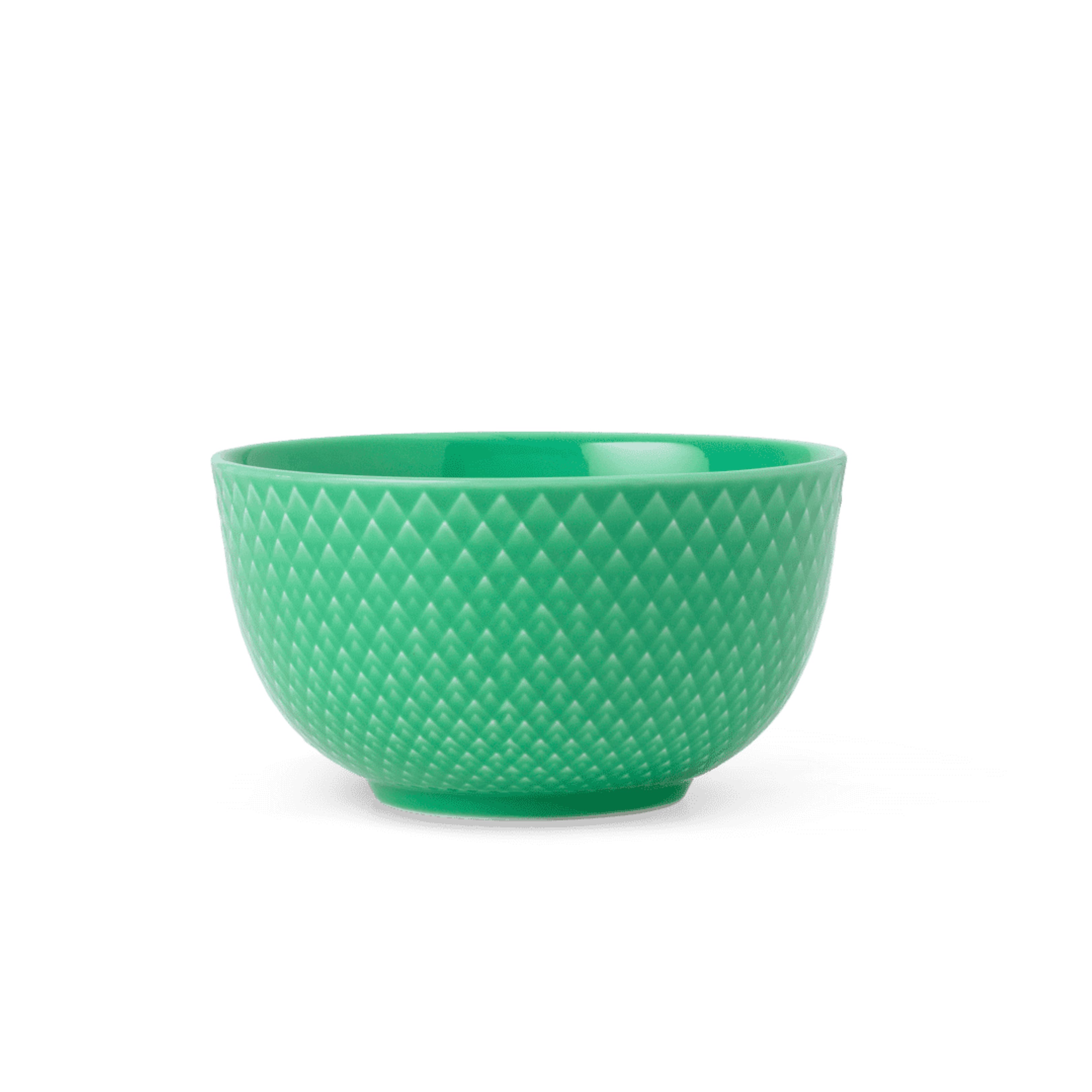 Lyngby Porcelain Rhombe Bowl 11 Green