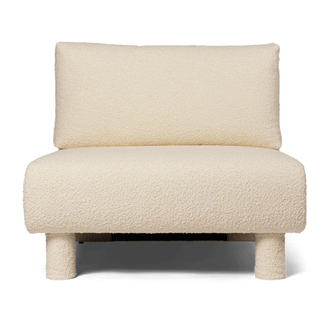 Dase Sofa Center Nordic Bouclé - Off-White