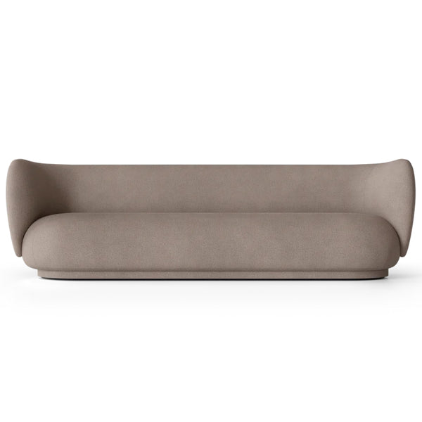 Rico 4-Seater Sofa - Brushed Warm Grey