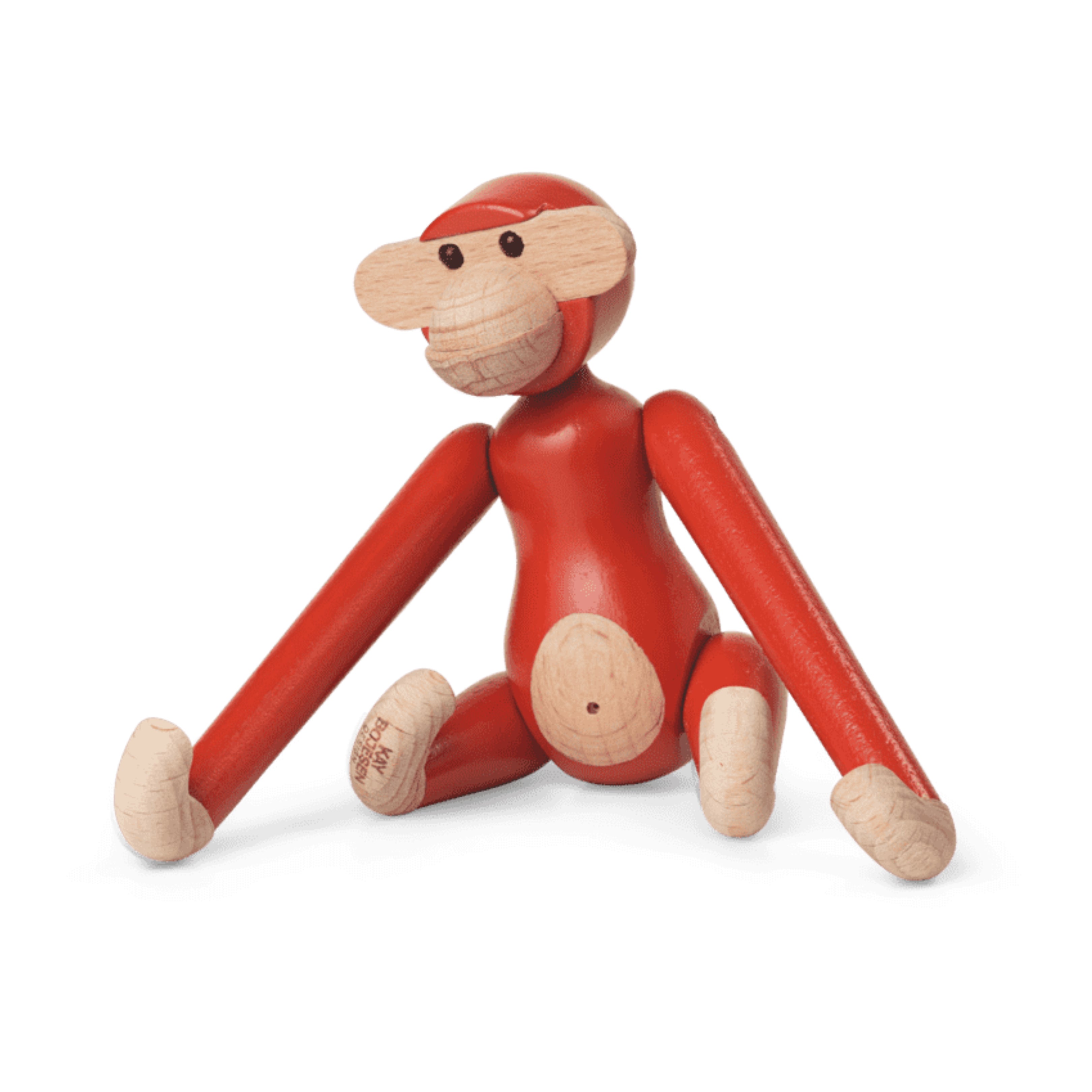 Kay Bojesen Monkey, Mini - Vintage Red