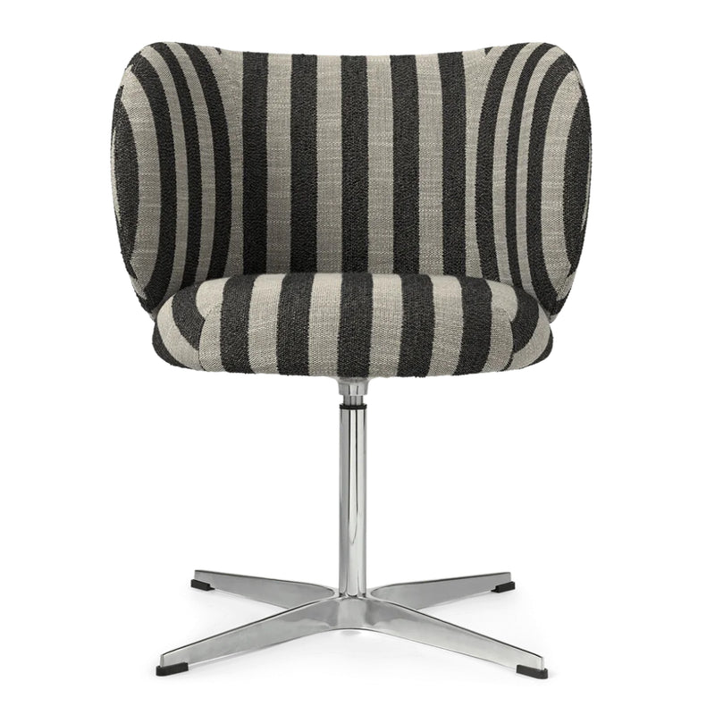 Rico Dining Chair - Swivel - Louisiana - Sand/Black