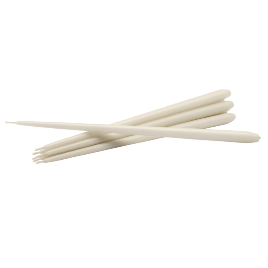 STOFF Nagel Taper Candle by Ester & Erik, Off-White, Set of 6