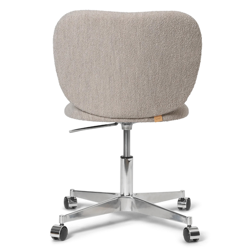 Rico Chair - Castors - Soft Bouclé - Natural