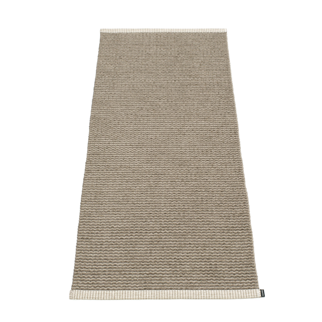 Mono Rug Runner - Dark Mud