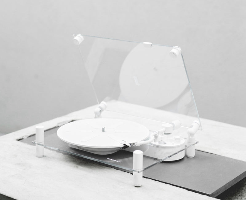 Transparent Turntable - White