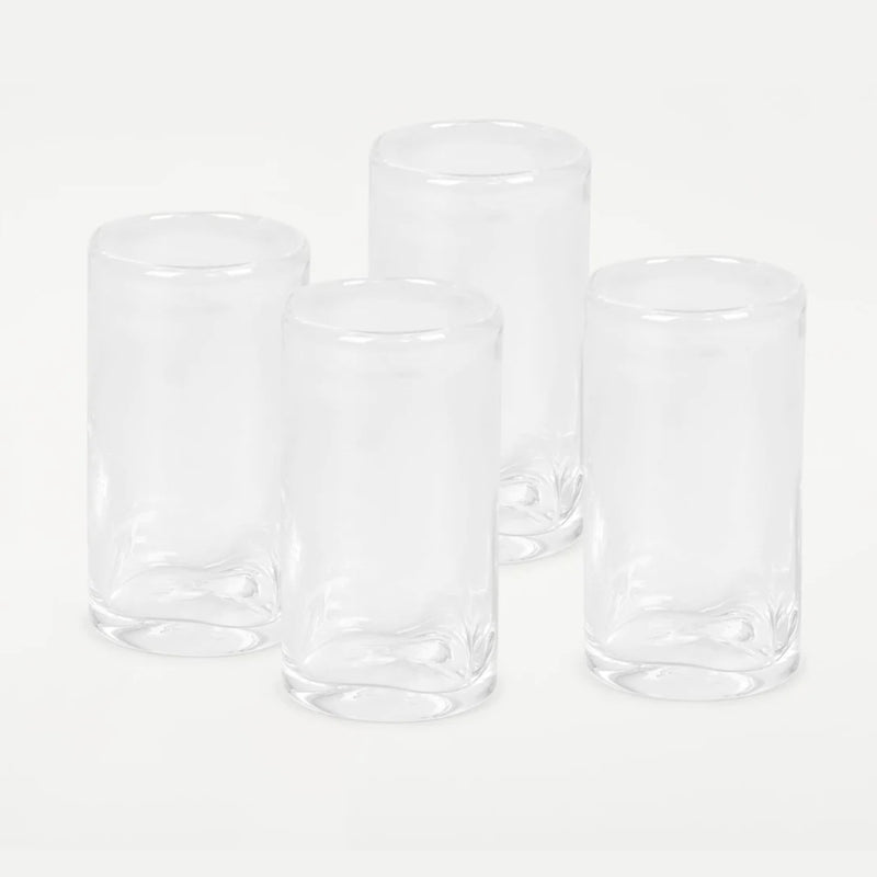 0405 Glass Set of 4 - Clear - Medium