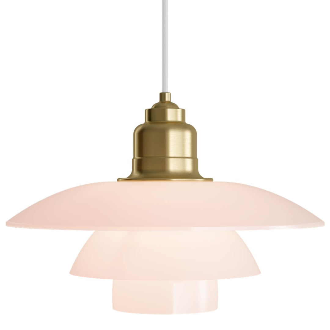 PH 3½-3 Pale Rose Brass Pendant