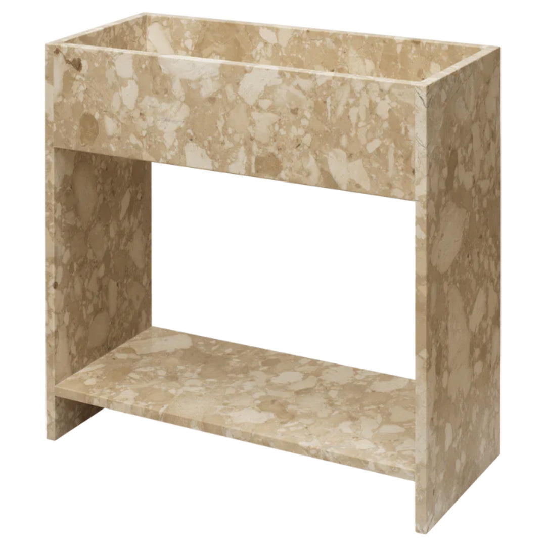 Stone Plant Box with Shelf