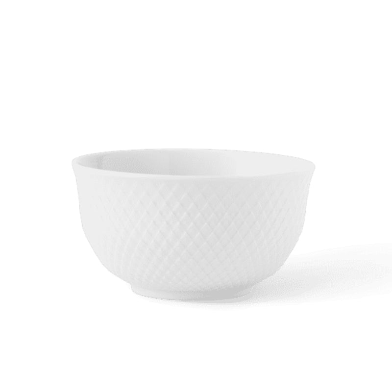 Lyngby Porcelain Rhombe Bowl 13 White