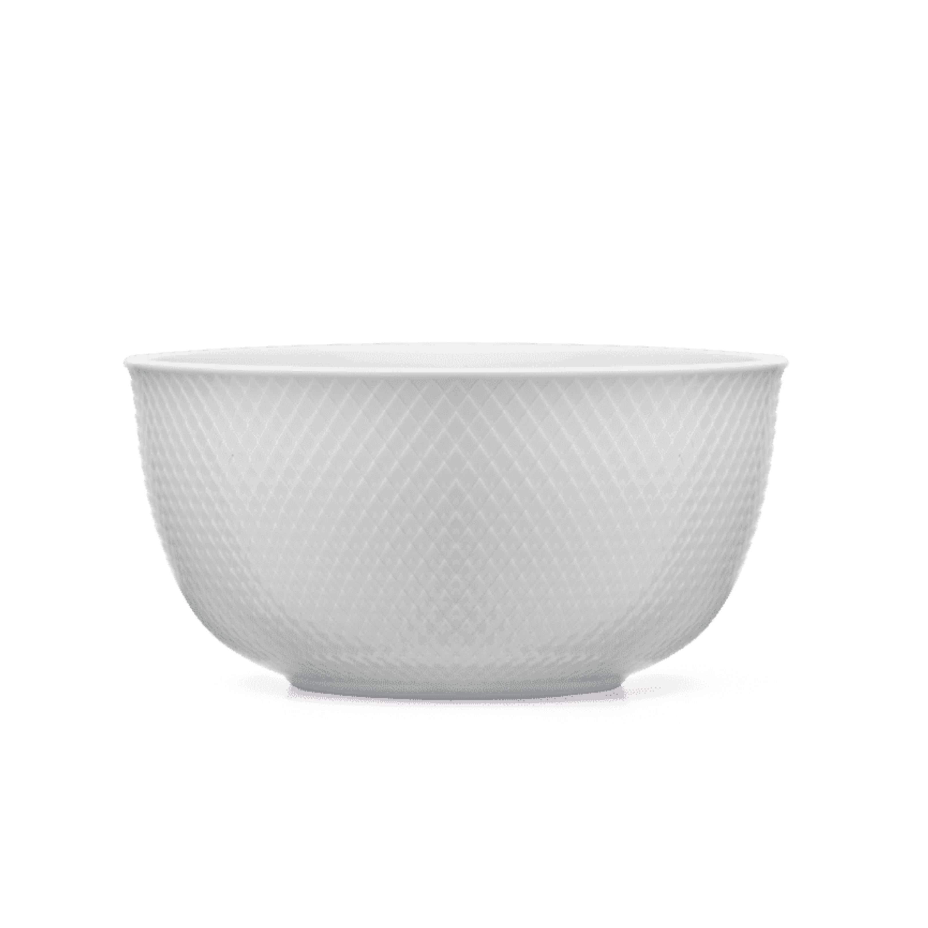 Lyngby Porcelain Rhombe Serving Bowl 17.5 White