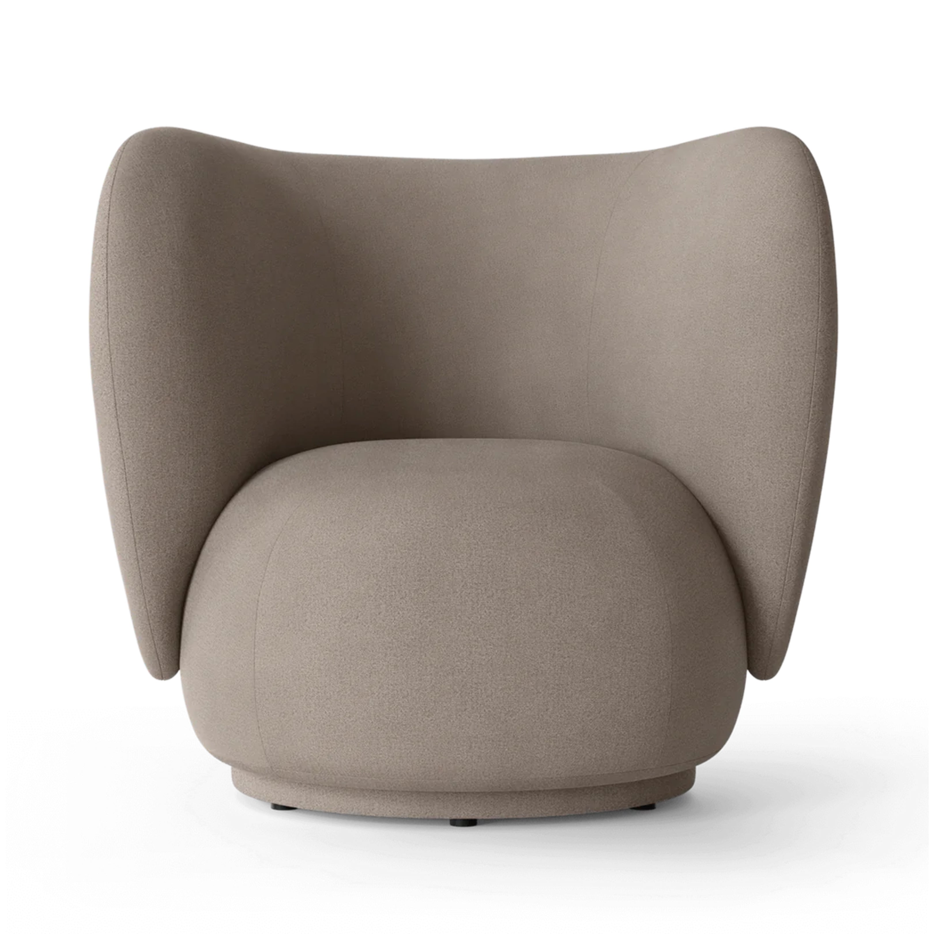 Rico Lounge Chair - Swivel - Brushed - Warm Grey