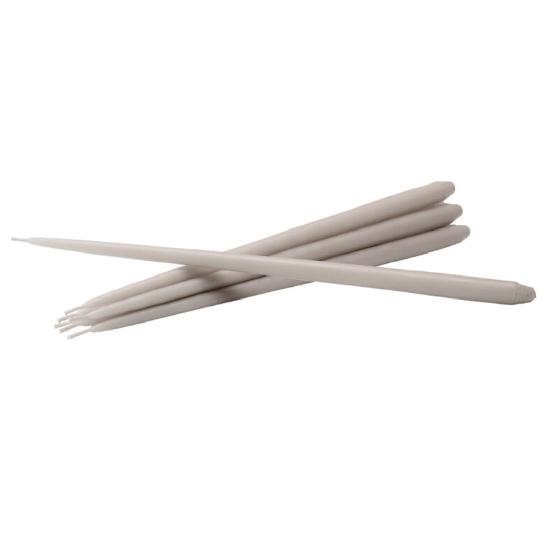 STOFF Nagel Taper Candle by Ester & Erik, Sand, Set of 6