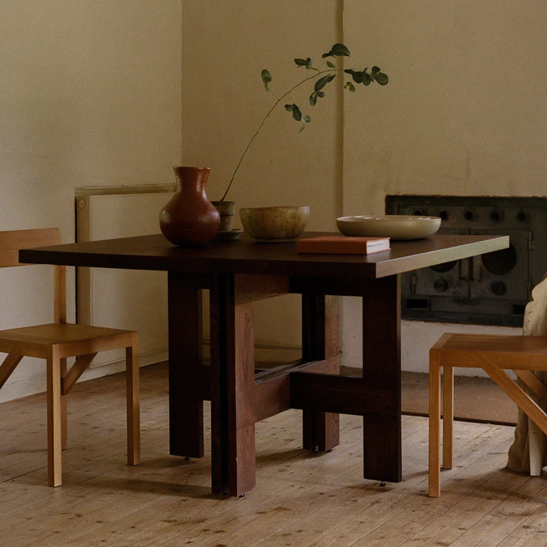 Farmhouse Square Trestle Table