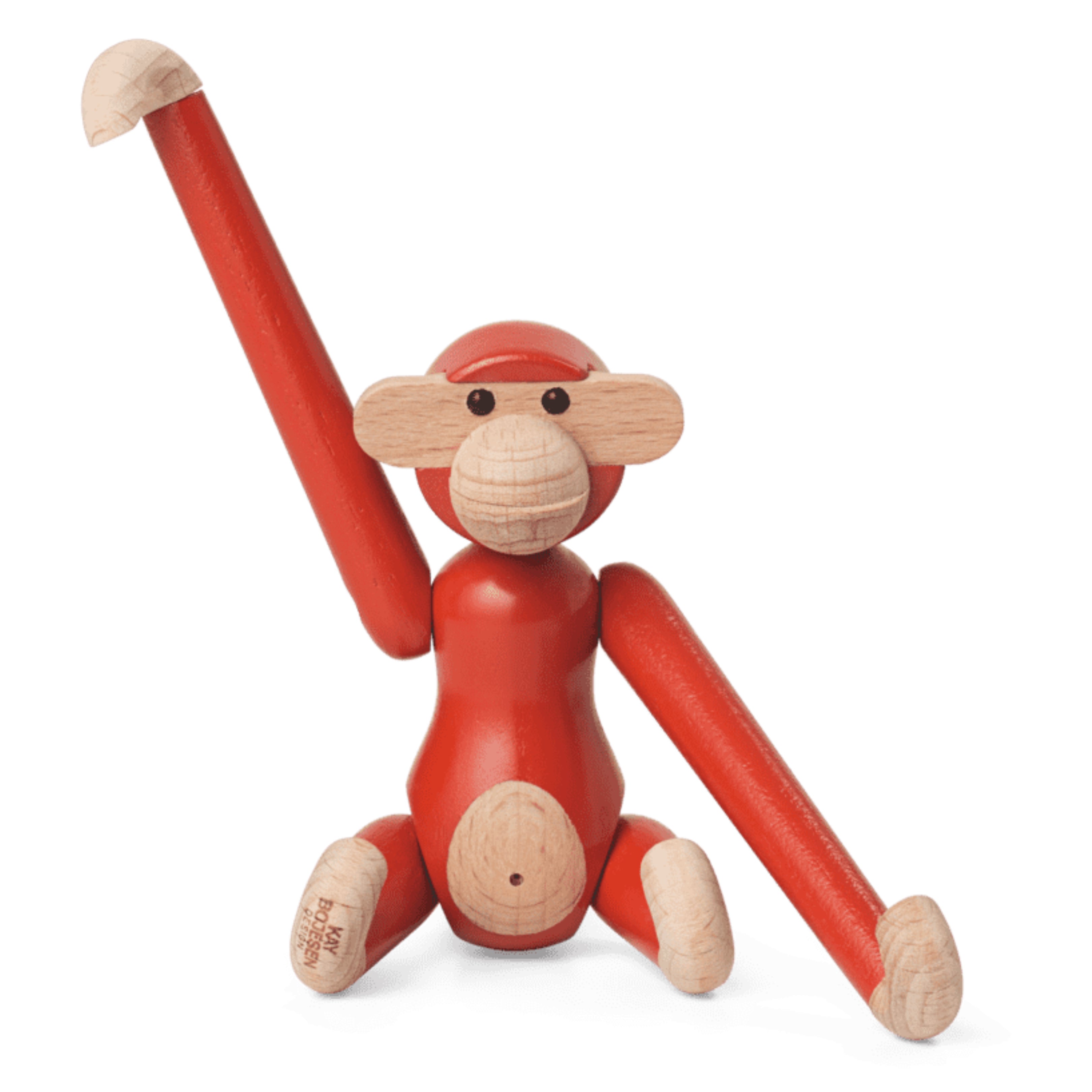 Kay Bojesen Monkey, Mini - Vintage Red