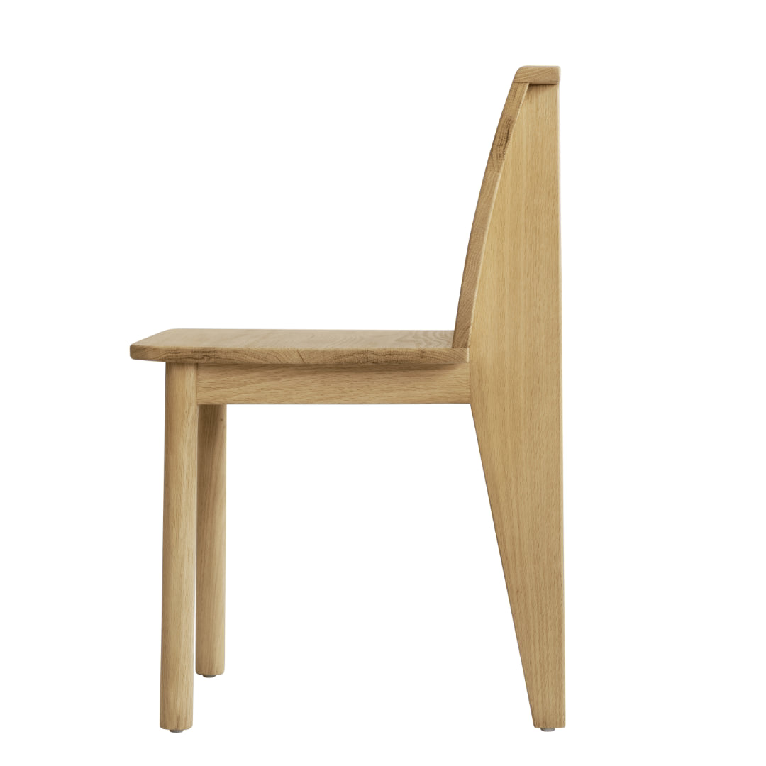 Brutus Slim Dining Chair - Natural Oak