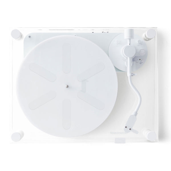 Transparent Turntable - White