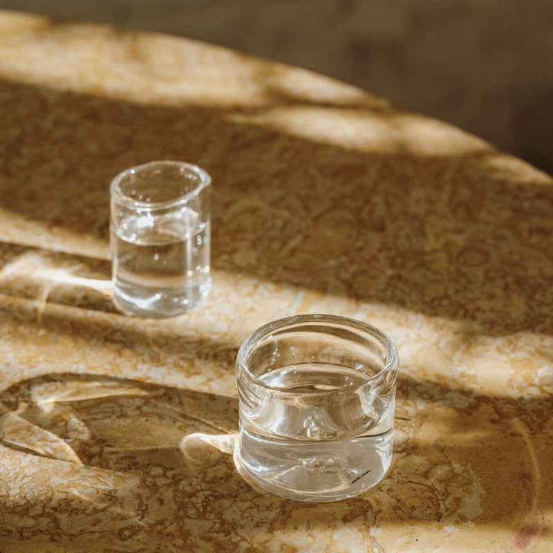 0405 Glass - Small - Clear - Set of 2